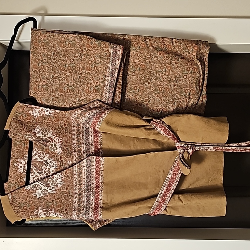 Hand made Indian Inspired 2 pce set